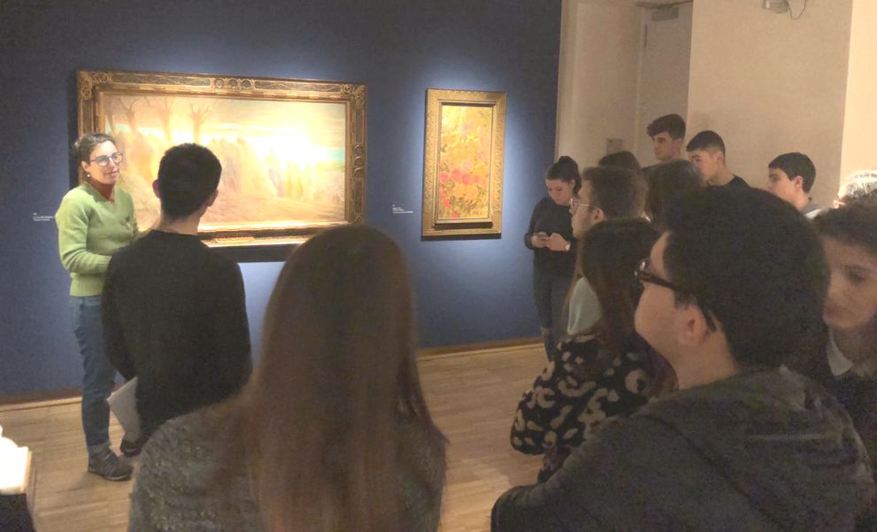 Gli studenti dell’I.I.S. Marconi alla scoperta della storia e della cultura divisionista alla Pinacoteca della Fondazione