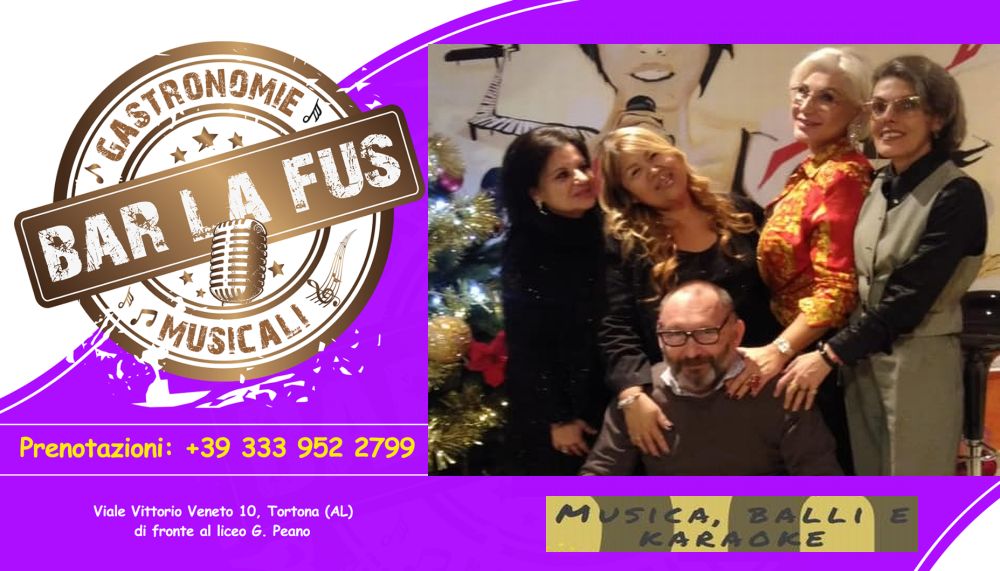 A Tortona inaugurato il Bar “Lafus” nuovo locale per divertirsi in allegria. E il 31 dicembre grande festa per tutti