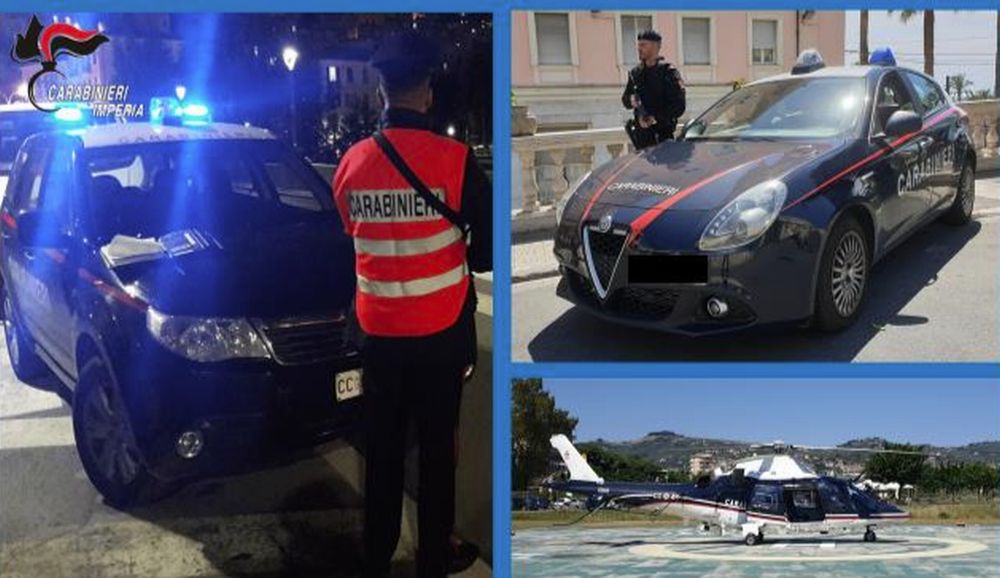 Un arresto e 5 denunce nei controlli dei carabinieri di Imperia ad inizio anno