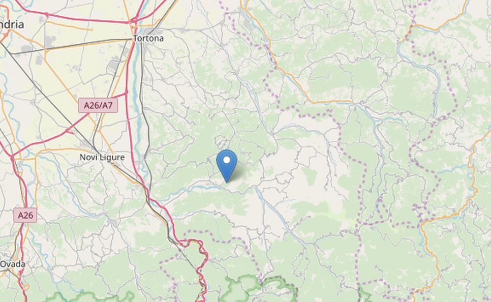 Terremoto in provincia di Alessandria, scossa avvertita ma nessun danno. Epicentro Borghetto Borbera