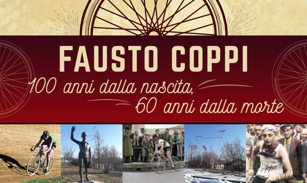 Giovedì a Tortona si festeggiano i 100 anni di Fausto Coppi con mostra e convegno