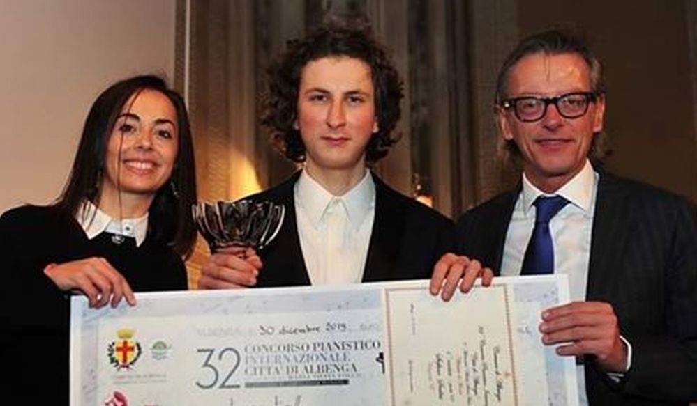 Stefano Scalise dell’Accademia Perosi di Tortona vince il primo premio al concorso internazionale di Albenga