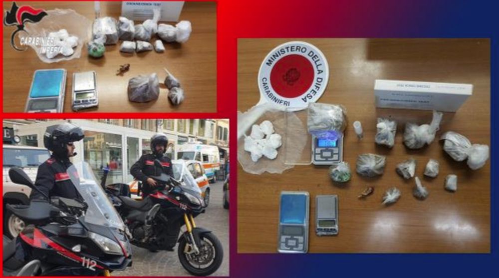 Arresti dei Carabinieri per droga a Sanremo
