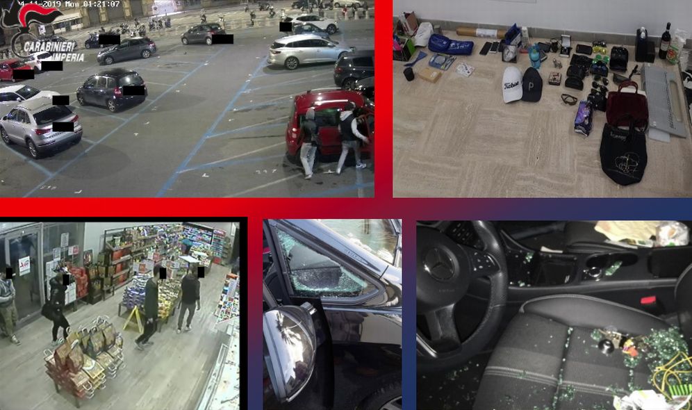 Presi dai Carabinieri gli autori dei raid notturni e furti a Sanremo
