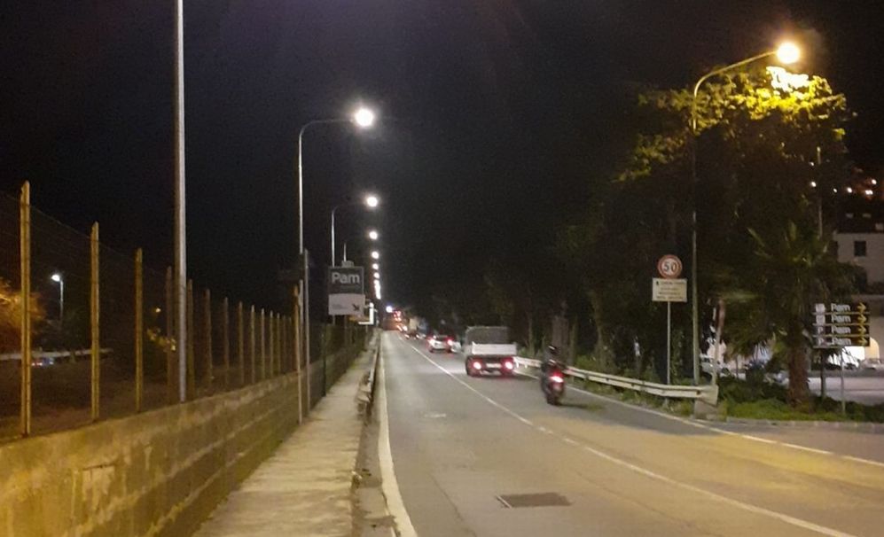 Imperia, ecco le nuove luci a led a Borgo Prino. D’Agostino: “Grande attenzione all’illuminazione pubblica”