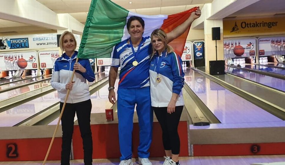 Marco Reviglio di San Bartolomeo al mare vince due Ori e due Bronzi a Vienna nel Bowling