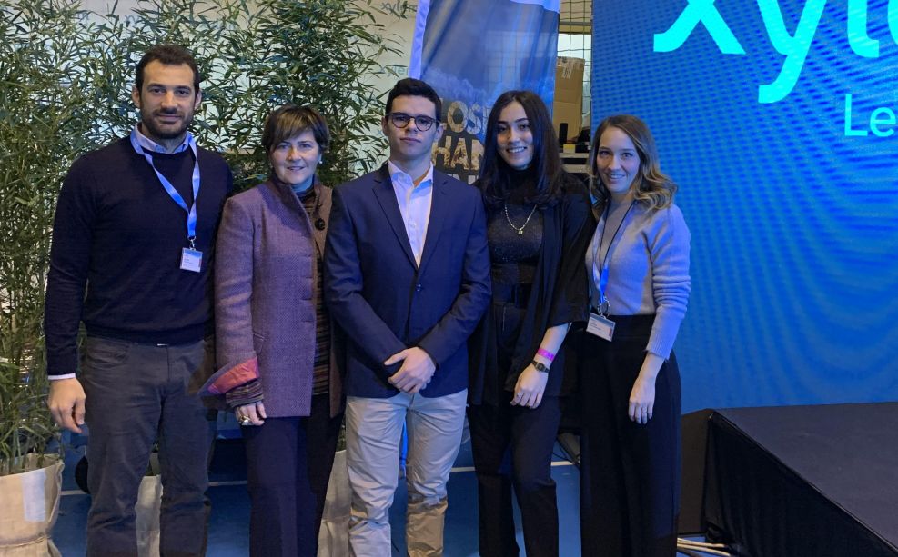 I Tortonesi Mariam Mahmoud e Fabio Guzzi del Marconi in Veneto per presentare il progetto con cui hanno vinto il FAST 2019