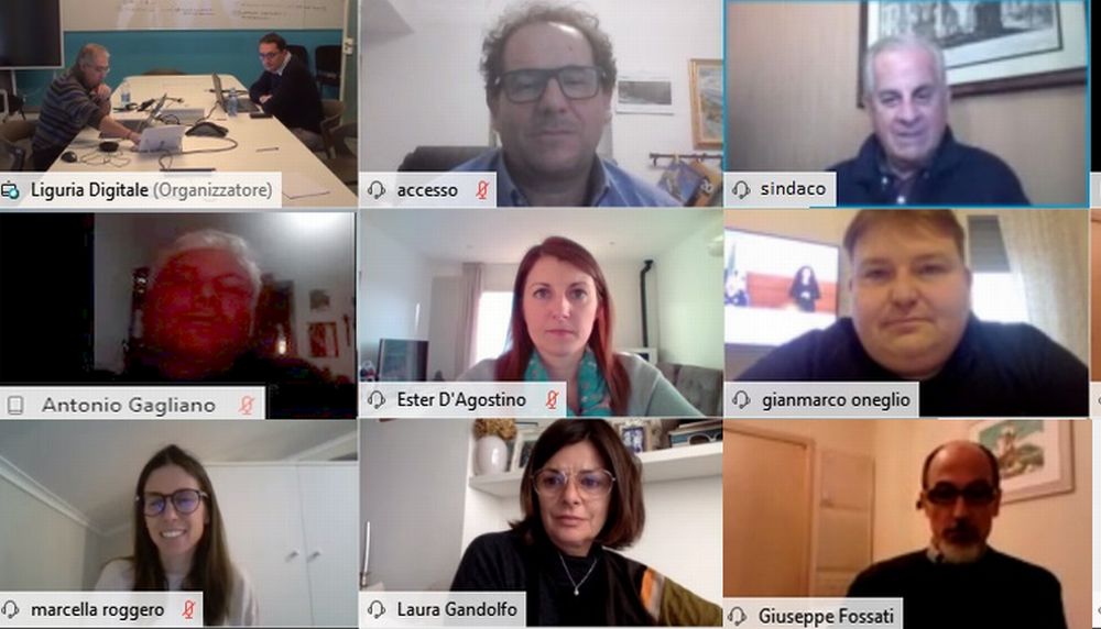 Imperia, prima Giunta in videoconferenza. “Triplicati i controlli giornalieri sugli spostamenti”