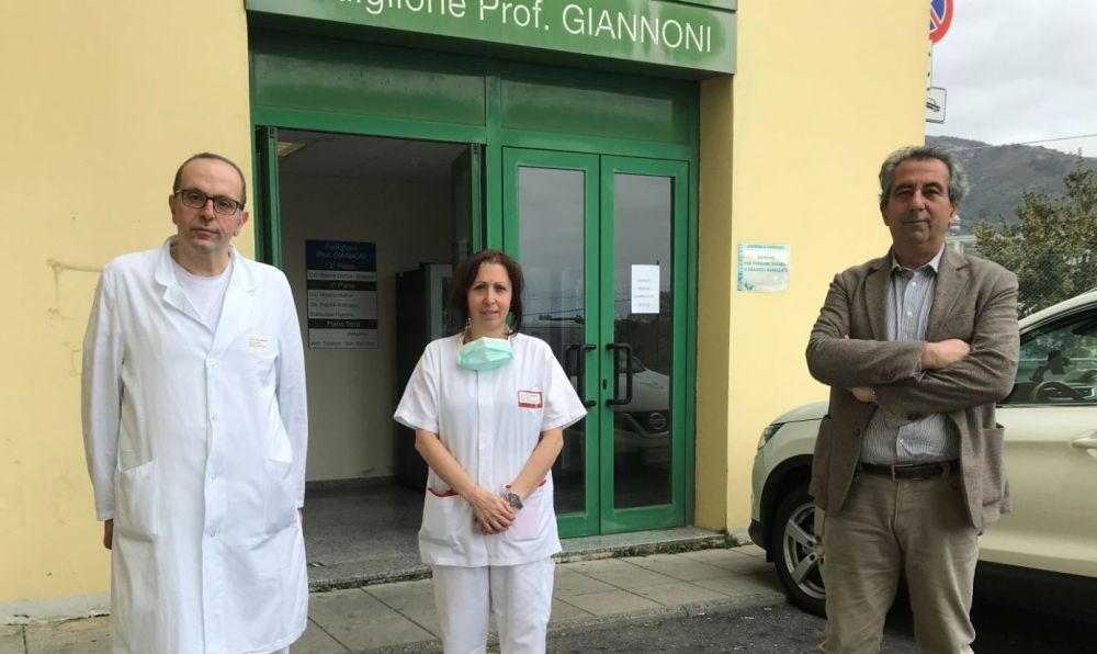 Coronavirus in provincia di Imperia, sopralluogo nel reparto di Malattie Infettive dell’Ospedale di Sanremo