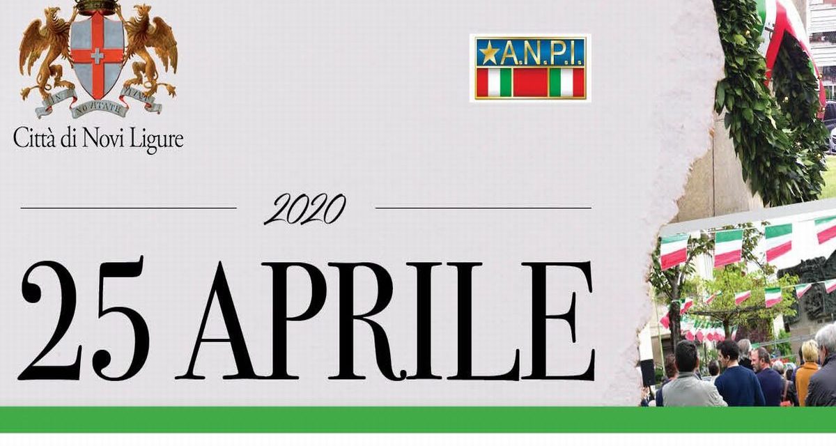 Come sarà il 75° Anniversario della Liberazione a Novi Ligure