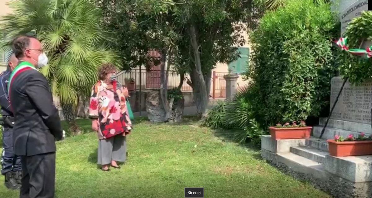 Commemorato il 25 Aprile a San Bartolomeo al Mare.Il video