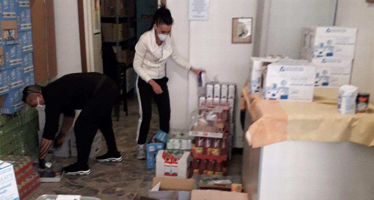 La caritas di Alessandria ha attivato la distribuzione dei pacchi alimentari