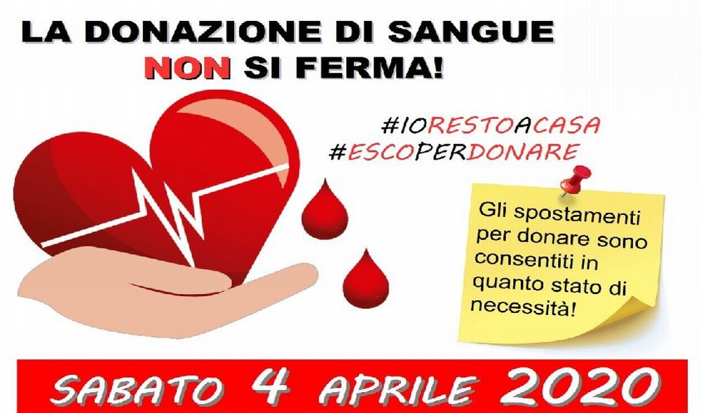 Domani a Tortona si dona il sangue presso il cortile del municipio