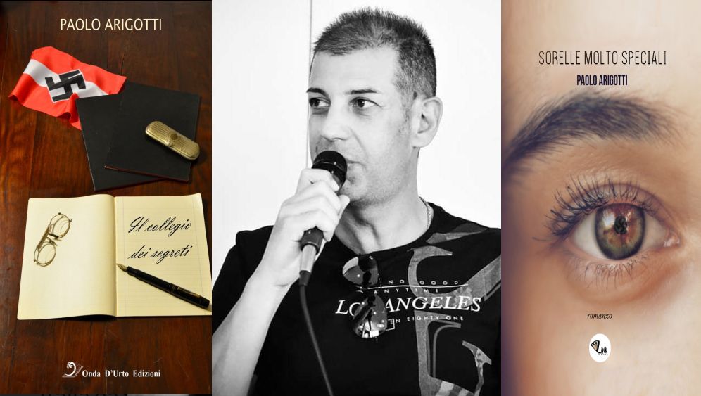 Lo scrittore Paolo Arigotti presenta i suoi libri, tutti molto particolari e da leggere