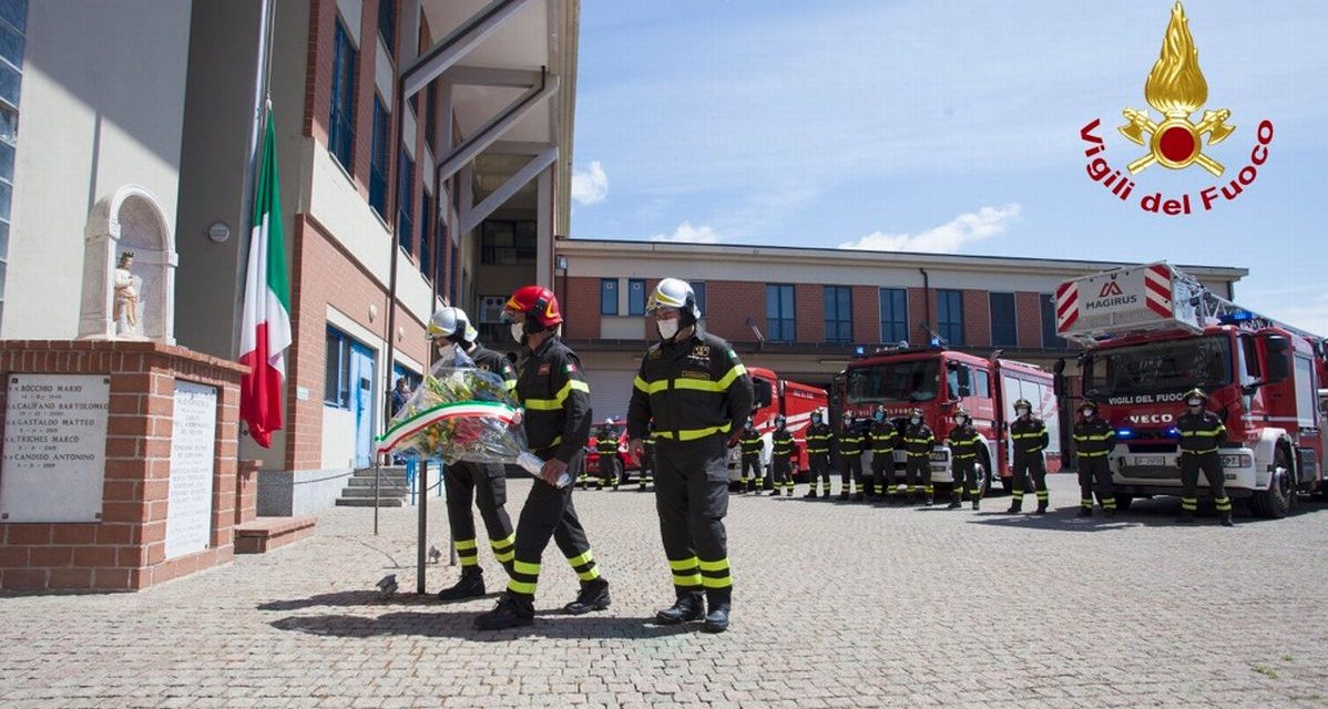 Ad Alessandria ricordati i 3 Vigili del Fuoco  morti a Quargnento