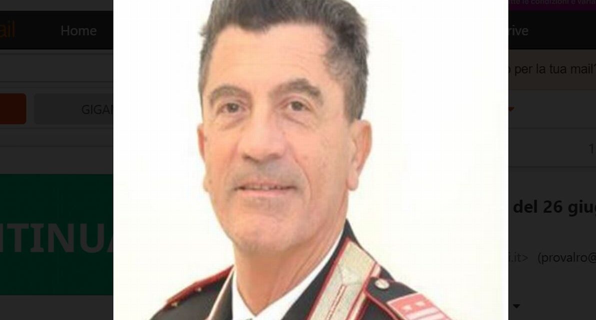 Mario Paolucci nuovo comandante dei Carabinieri di Ovada