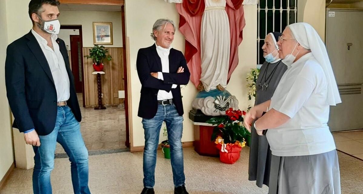 La superiora Generale delle Suore orionine a Tortona elogia Fabio  Morreale e Federico Chiodi nel mondo