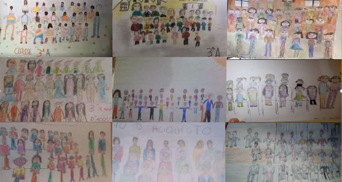 I bambini della terza A di Tortona raccontano la Didattica a distanza nei disegni