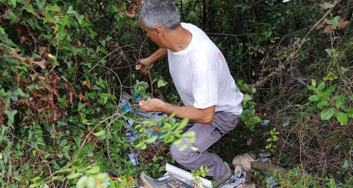 Rinvenuta discarica abusiva a Taggia in Regione Canelli