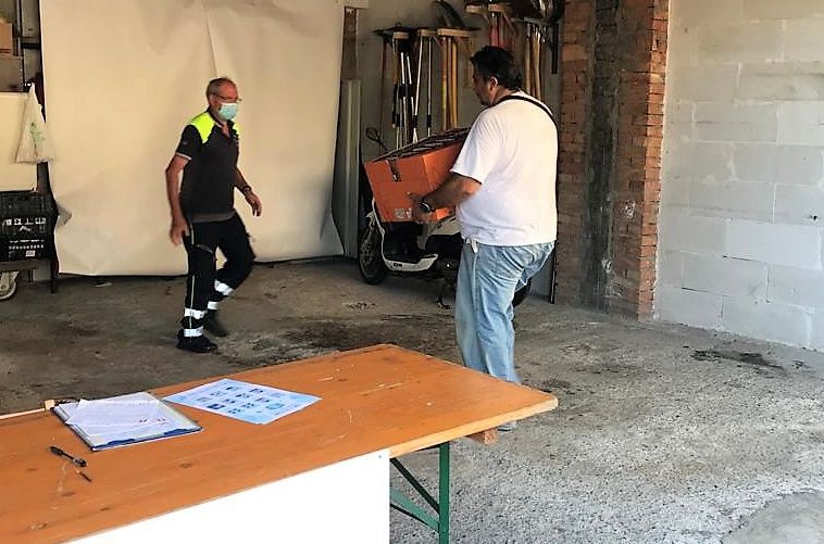 Distribuzione di generi alimentari a San bartolomeo, rifornito il magazzino della Protezione civile