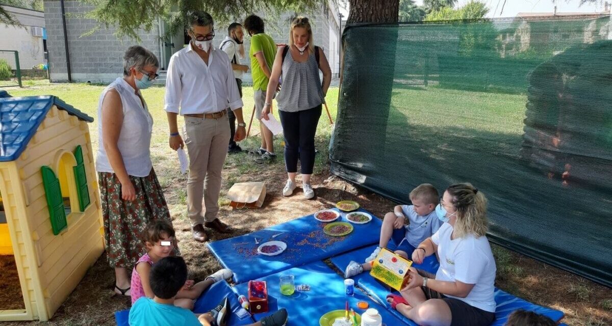 Il Comune di Tortona visita i Centri estivi per controllare che sia tutto Ok. Le immagini
