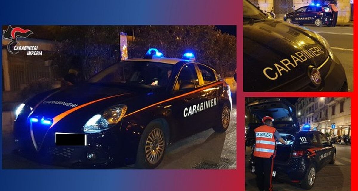 Controlli anti assembramento a Sanremo, un arresto