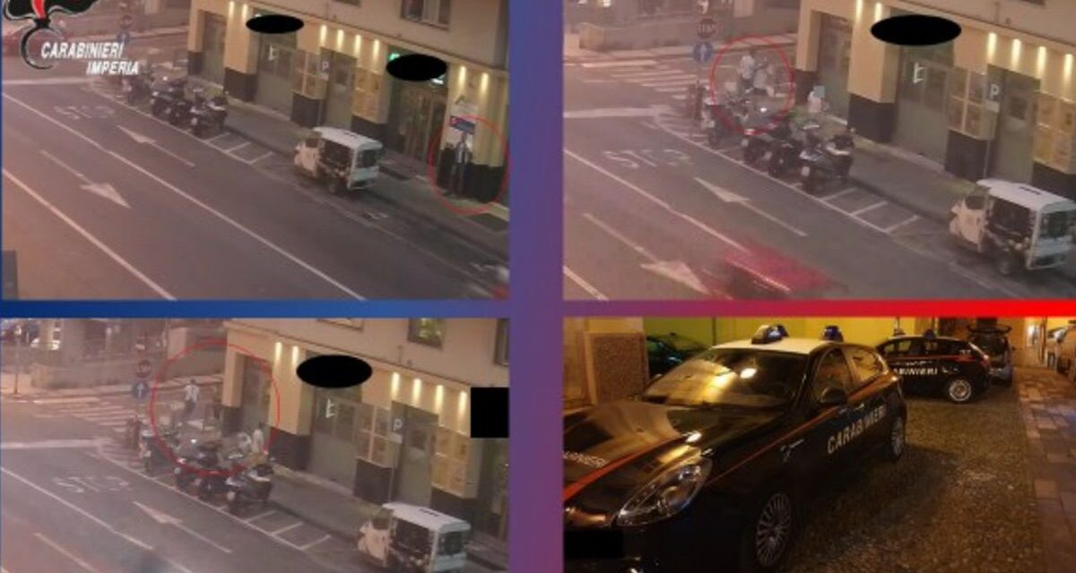 Un libico aggredisce e rapina un uomo a Sanremo, arrestato dai Carabinieri