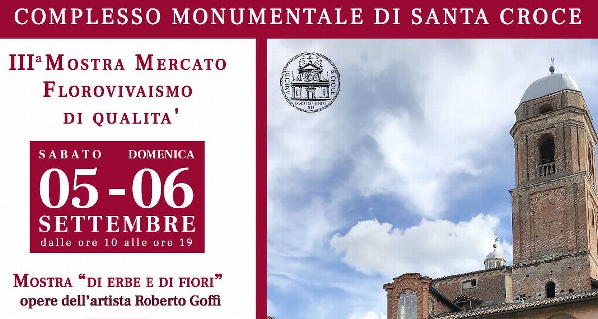 A Bosco Marengo nel week end la mostra mercato florovivaismo di qualità “Fiorinchiostro”