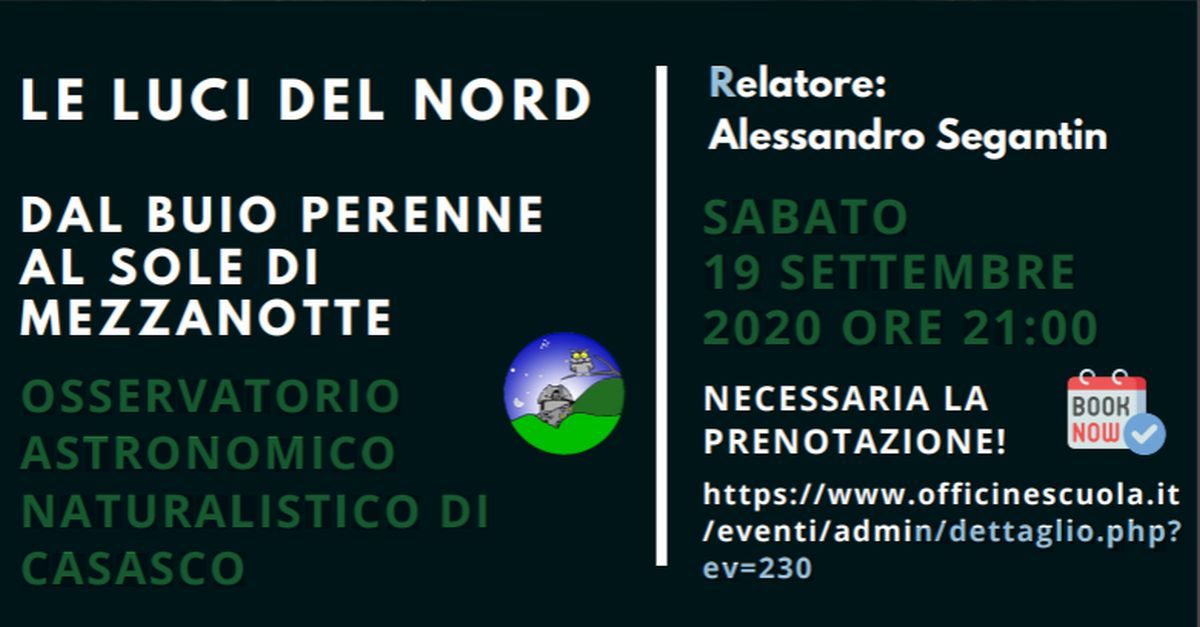 Sabato a Casasco si torna ad Osservare il cielo stellato