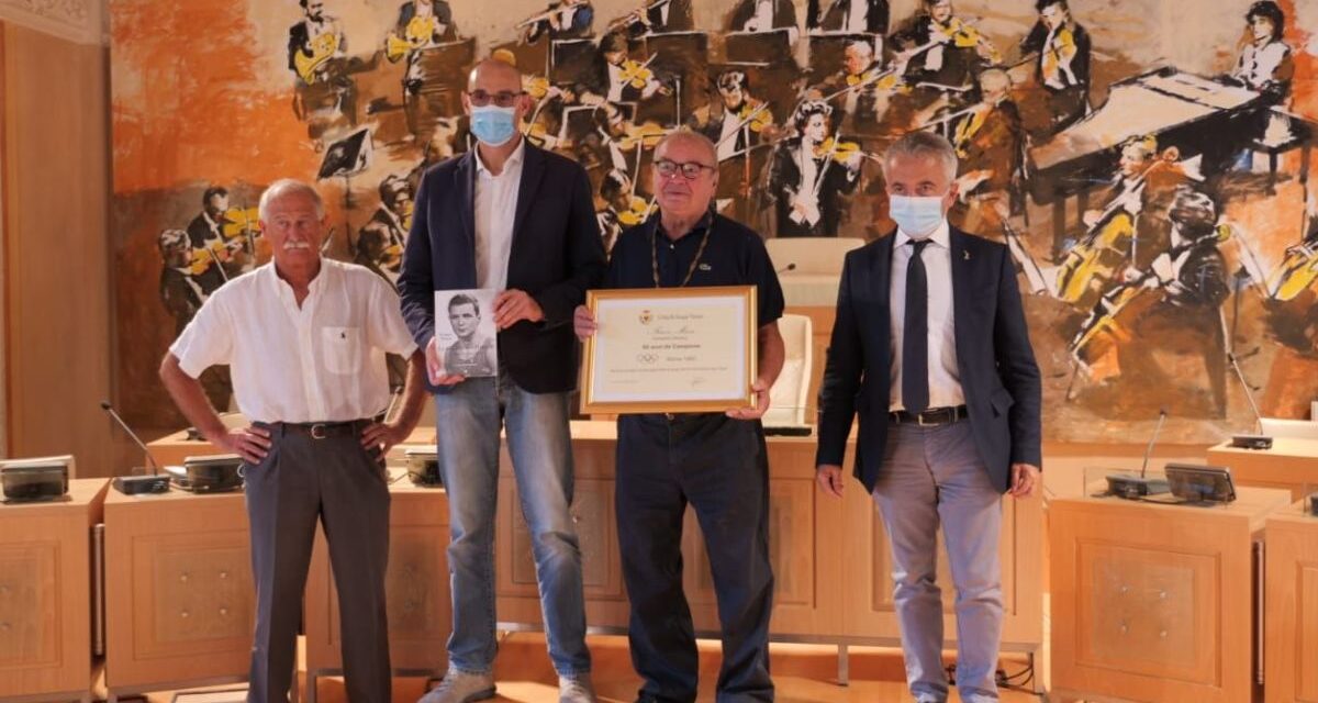 Acqui Terme ha celebrato la medaglia d’oro vinta da Franco Musso 60 anni fa