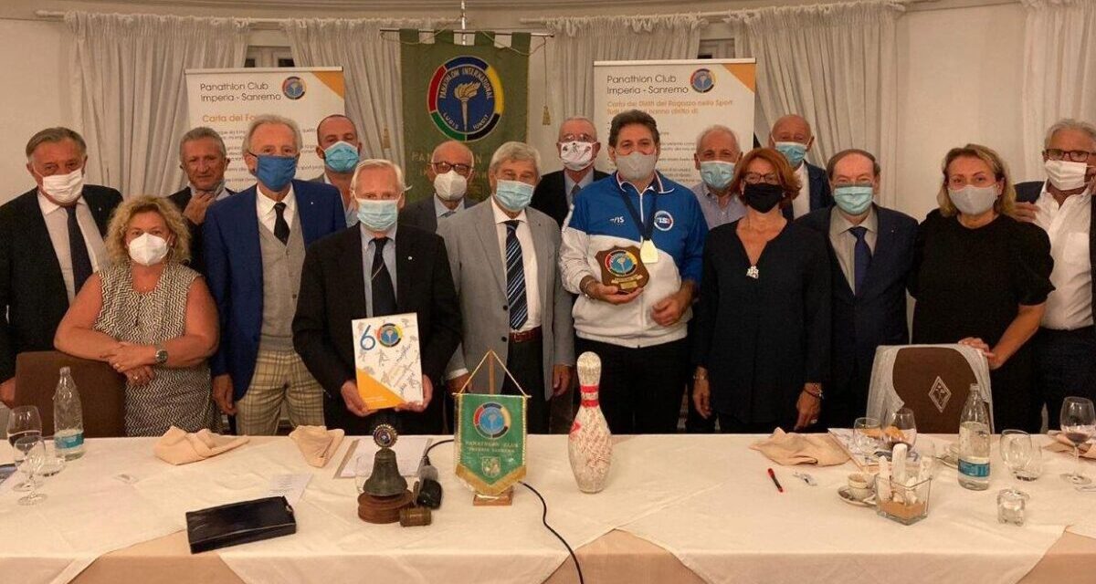 Il campione iridato di bowling, Marco Reviglio, ospite del Panathlon Club Imperia-Sanremo