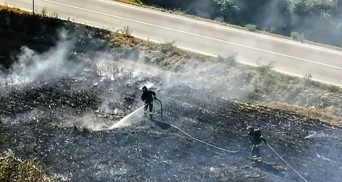 Ancora un incendio a Carbonara Scrivia, è il secondo in pochi giorni