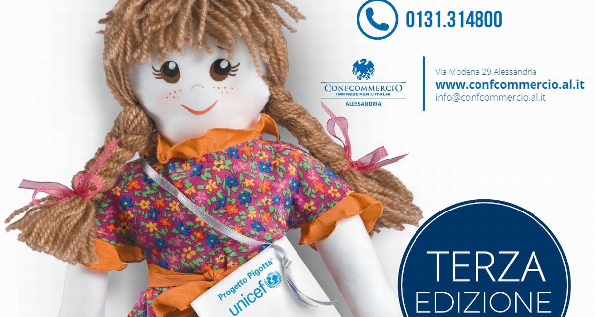 Ad Alessandria “La Pigotta sospesa”: un contributo per “adottarla” e donarla ai bambini bisognosi