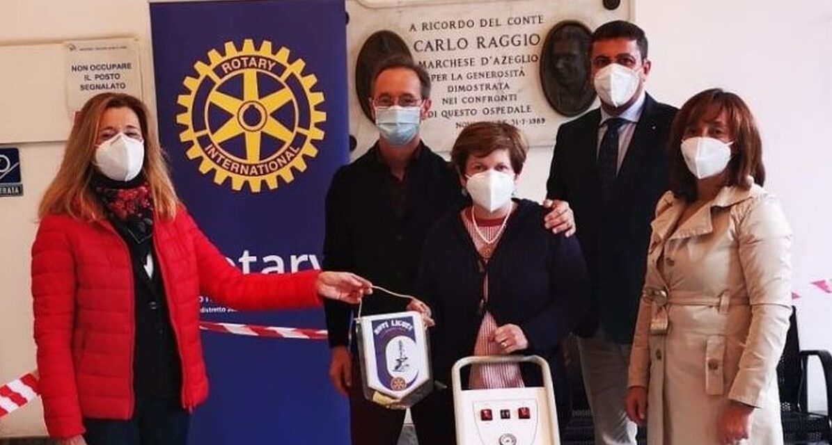 Il Rotary Club di Novi Ligure ha donato un sanificatore per il laboratorio analisi e microbiologia all’ospedale San Giacomo