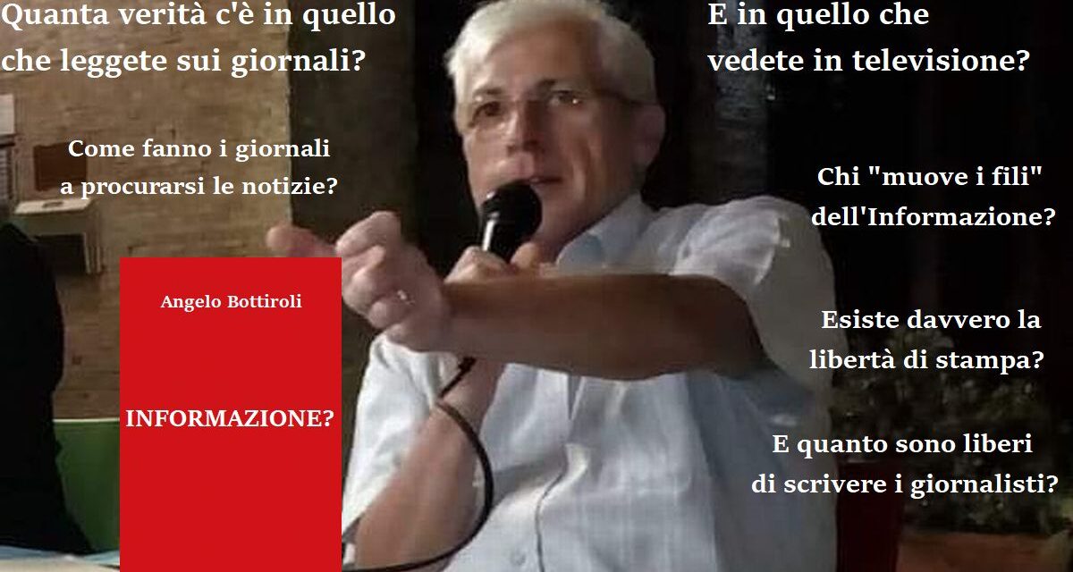 Il libro-verità sul modo di fare Informazione oggi, prenotatelo