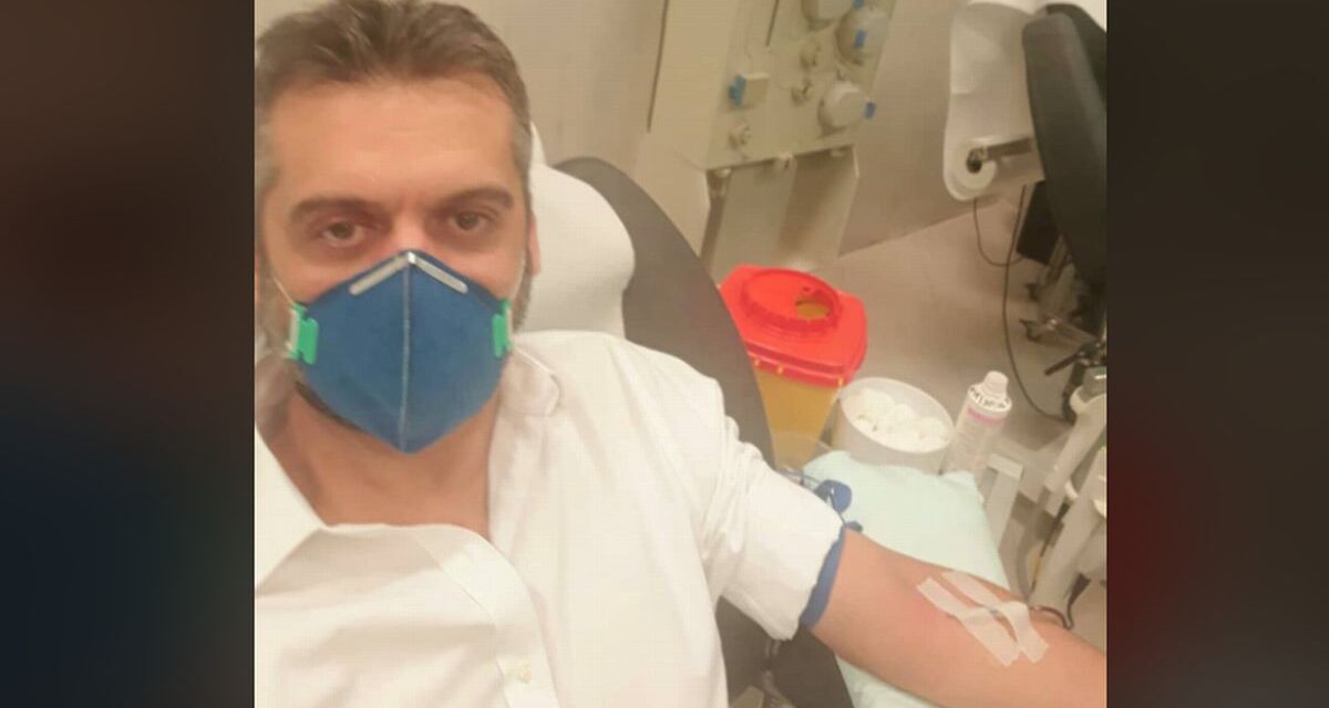 Il Sindaco Chiodi dalle parole ai fatti: prima invita i tortonesi a donare il sangue e poi lui lo fa