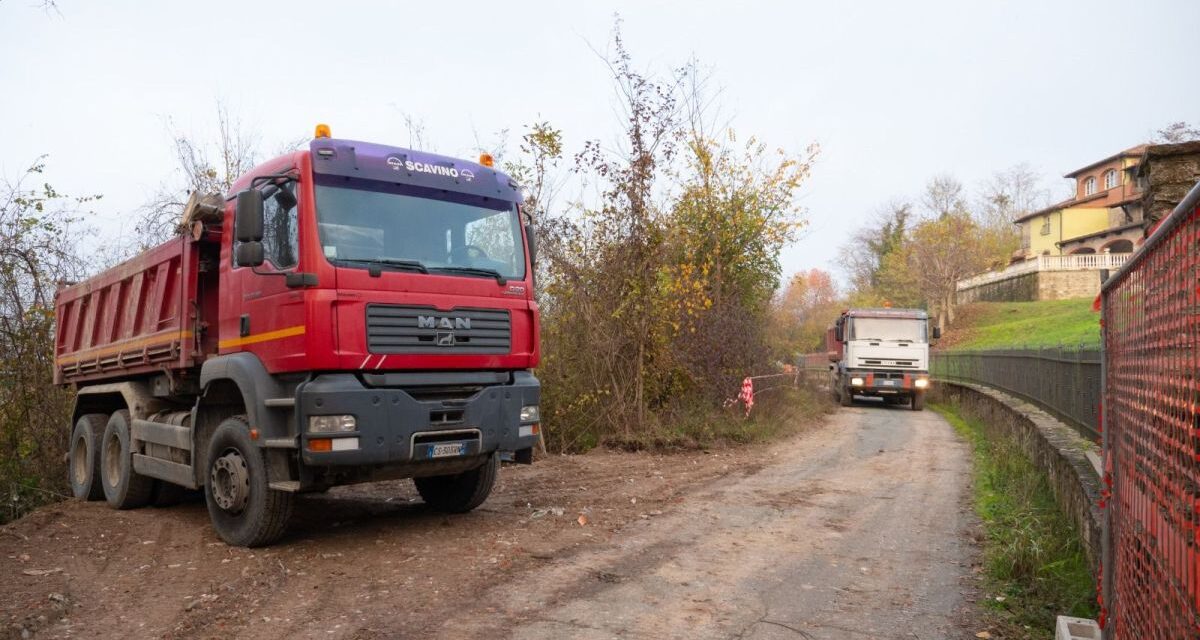 Ad Acqui terme iniziati i lavori per passeggiata Montestregone