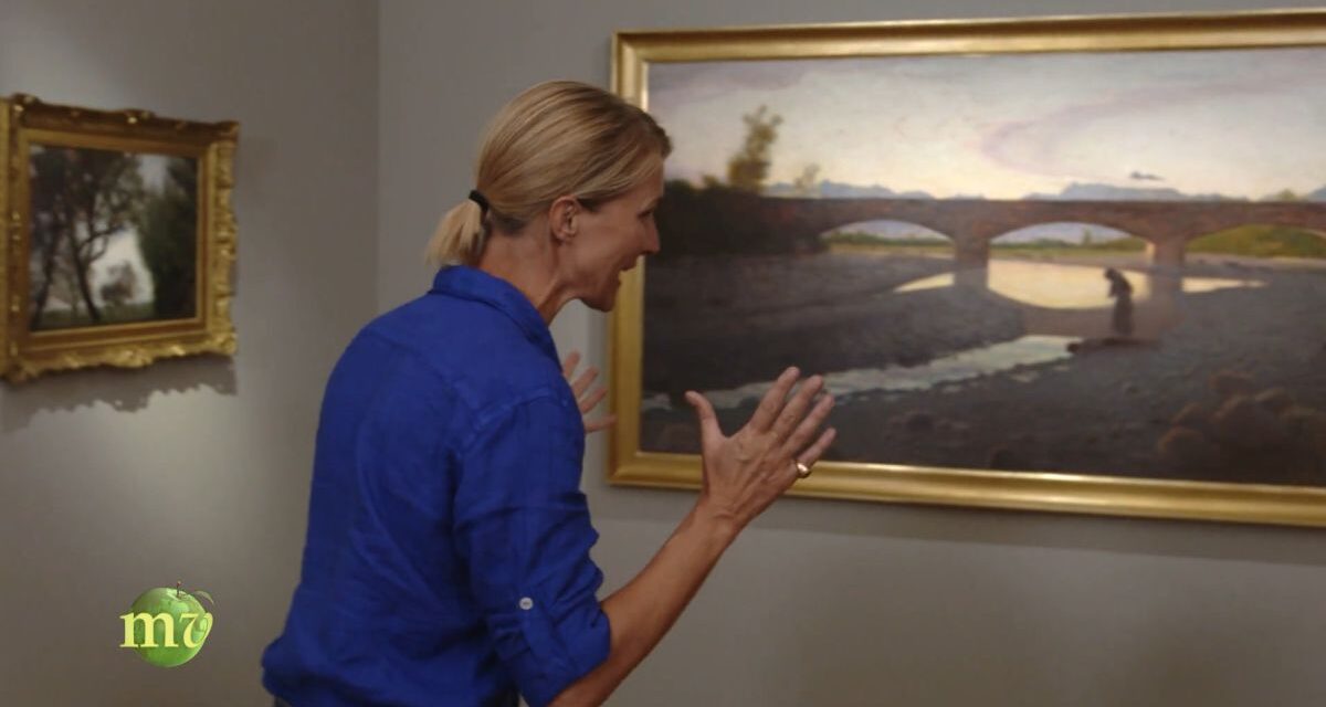 Le telecamere di Canale 5 dentro il Museo del Divisionismo di Tortona