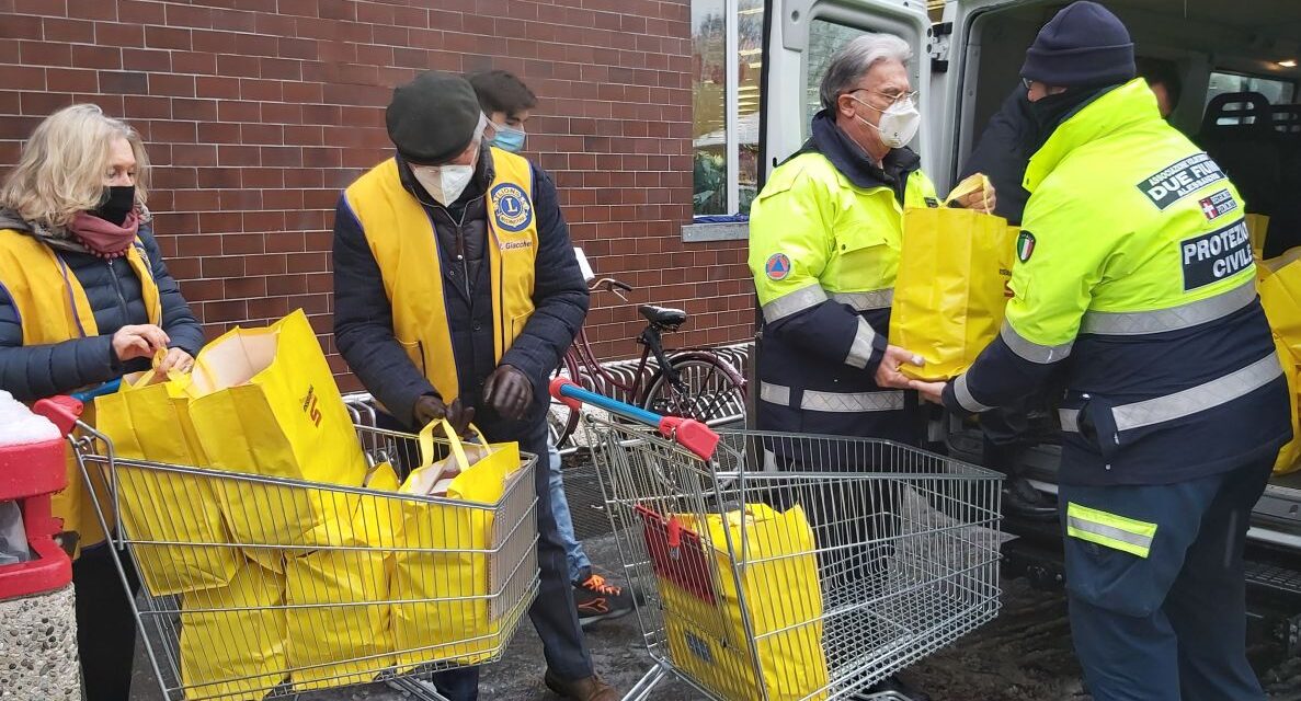 Dai Lions alessandrini, “borse della spesa” per i più fragili