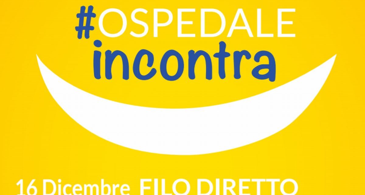 Ospedale Incontra: 16 dicembre appuntamento virtuale con il Chirurgo Plastico