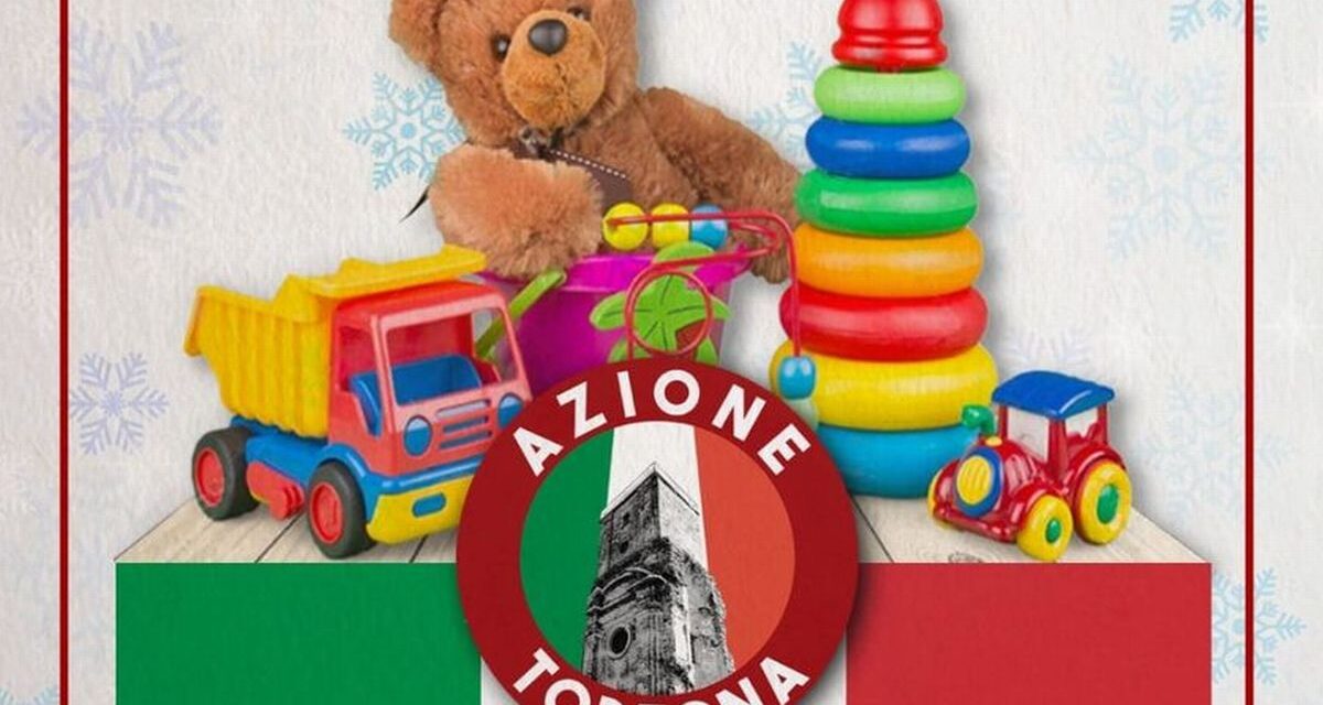 Per Natale Azione Tortona raccoglie giocattoli per i bambini. Domani e domenica