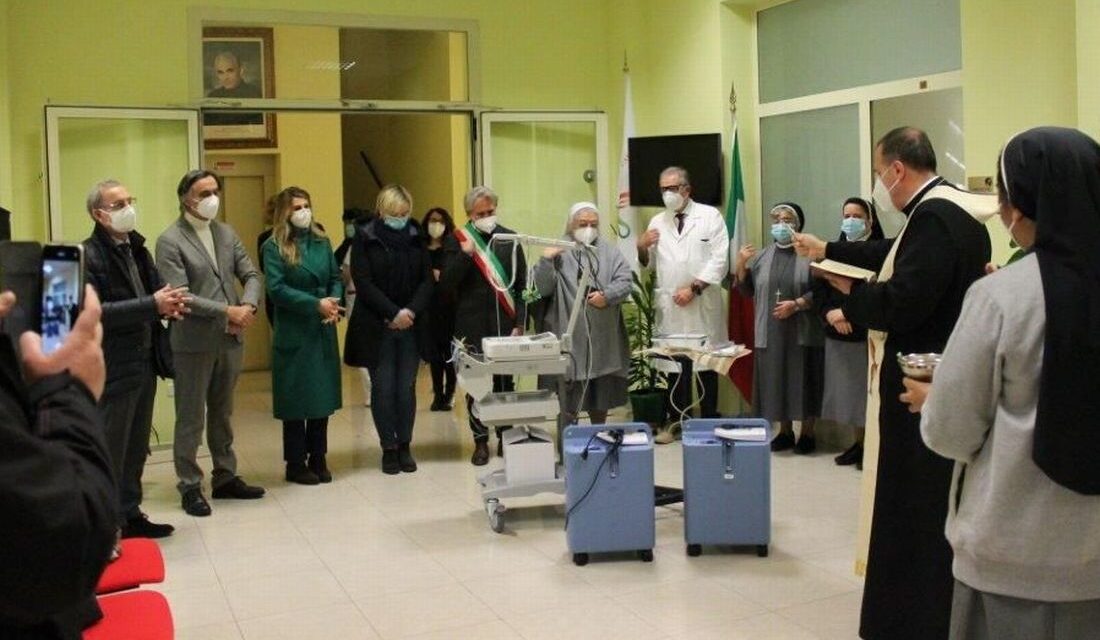 Italvalv dona due concentratori di ossigeno al Piccolo Cottolengo di Tortona
