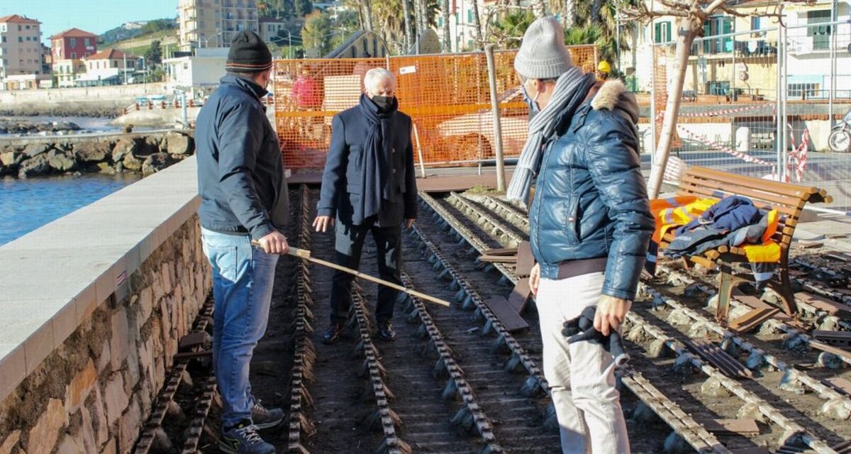 Imperia, partiti i lavori di rifacimento della passeggiata a Borgo Foce: a seguire l’intervento a Borgo Marina