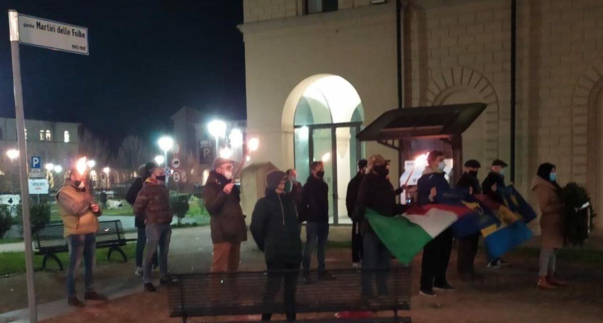 Azione Tortona ha ricordato le vittime delle Foibe e gli esuli alla ex Caserma