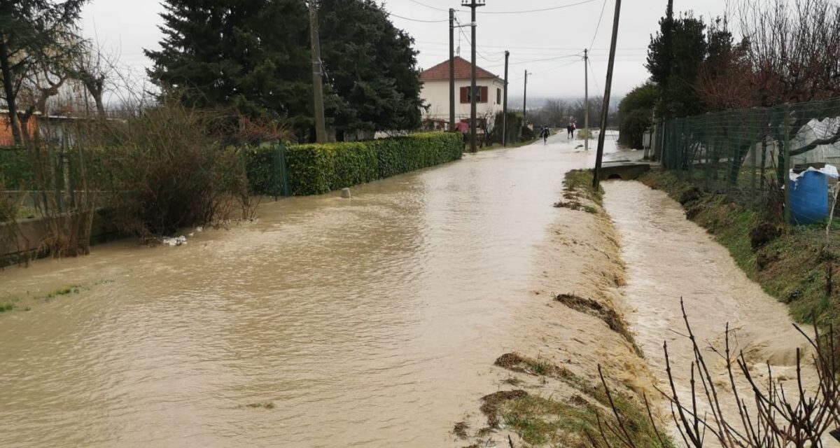 Esondato di nuovo iltorrente Gattoa a Casale Monferrato