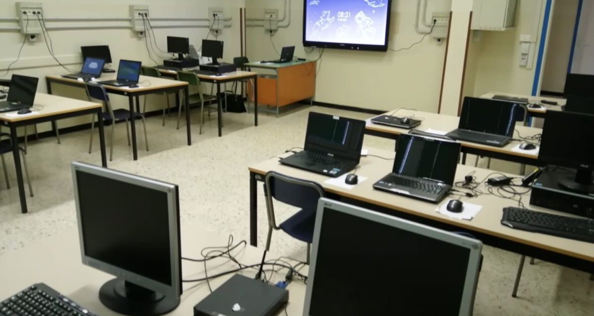 Nuova aula multimediale a Pozzolo Formigaro