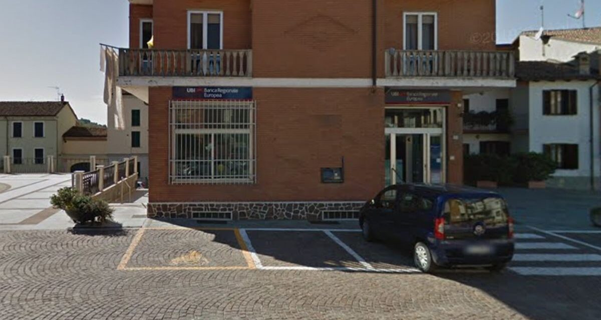 Ladri prendono d’assalto la Ubi Banca di  Villaromagnano e rubano 13 mila euro
