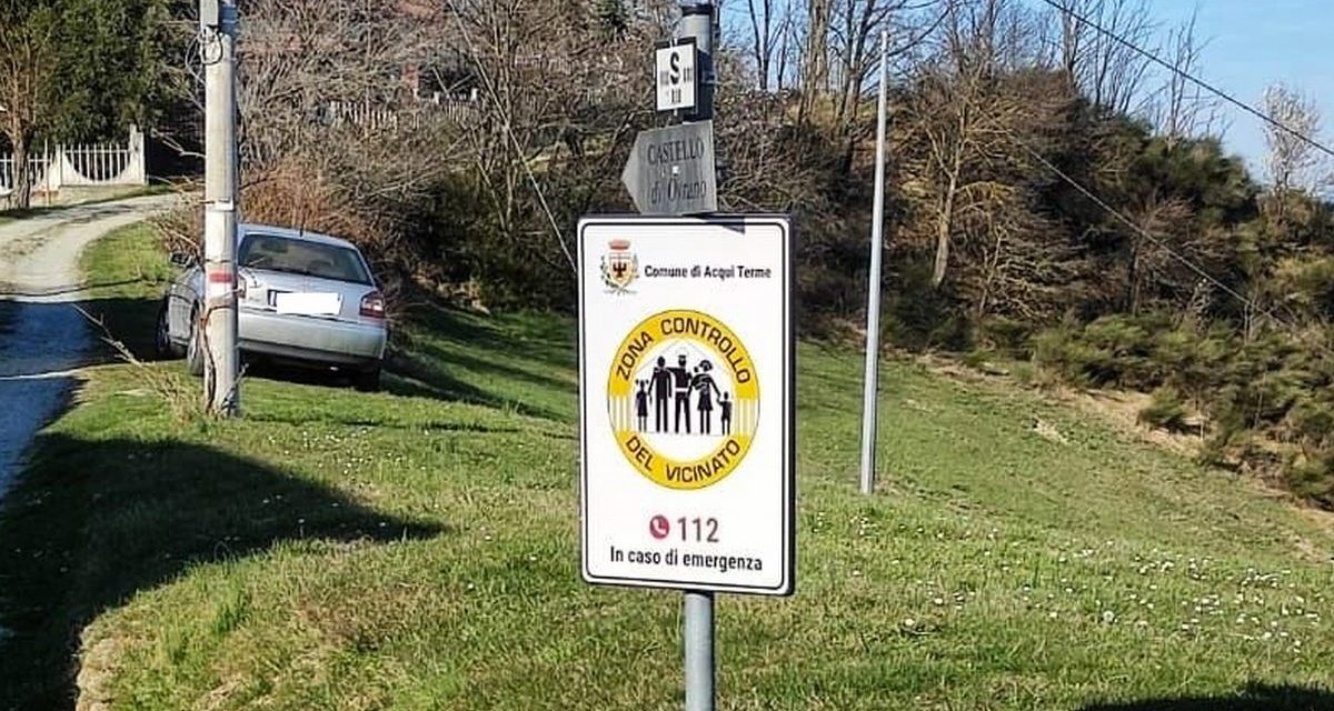 Per migliorare la sicurezza ad Acqui terme parte il Controllo del vicinato