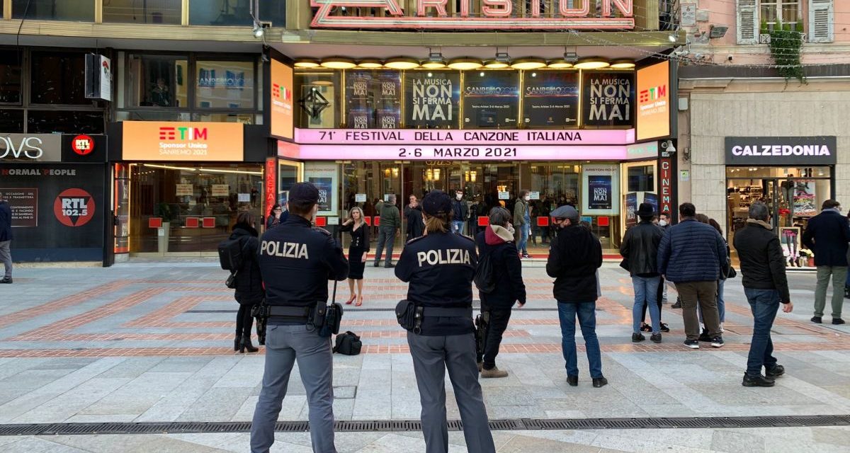 71° Festival di Sanremo: il dispositivo di sicurezza della Polizia
