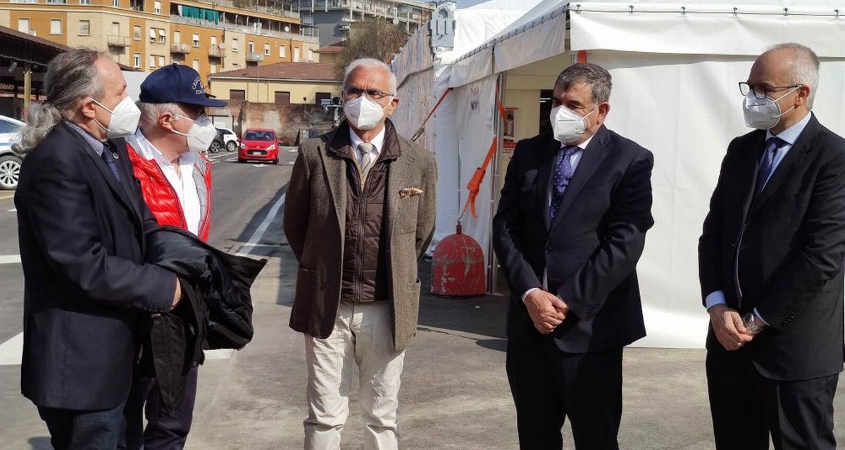 Ad Alessandria un sopralluogo al Centro Vaccinale della Valfrè